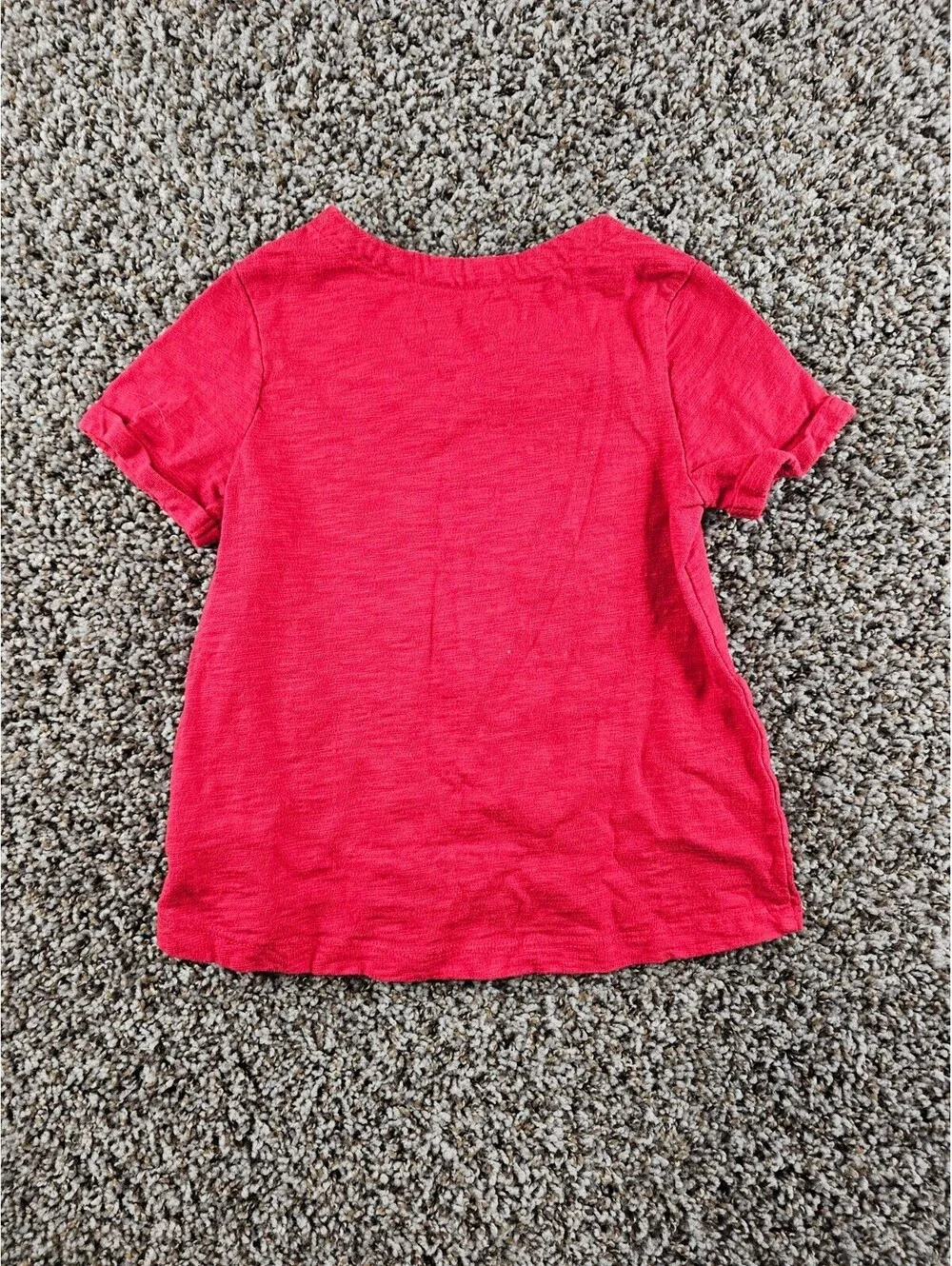 Disney Baby Gap Girls Sz 4T Short Sleeve T Shirt Mickey Minnie Heart Embroidered